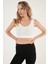 Fitilli Örme Dar Kesim Sporcu Super Crop Atlet Bayan Atlet 5865555 2
