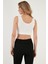 Fitilli Örme Dar Kesim Sporcu Super Crop Atlet Bayan Atlet 5865555 4
