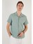 Apaş Yaka Kısa Kollu Regular Fit Gömlek Erkek Gömlek CF24S117842 2