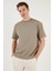 Pamuklu Relaxed Fit Sıfır Yaka T Shirt Erkek T Shirt 5905446 2
