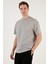 Pamuklu Relaxed Fit Sıfır Yaka T Shirt Erkek T Shirt 5905446 1