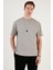 Pamuklu Relaxed Fit Sıfır Yaka T Shirt Erkek T Shirt 5905446 2