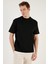Pamuklu Relaxed Fit Sıfır Yaka T Shirt Erkek T Shirt 5905446 3