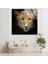 Leopar Cam Duvar Tablosu 3