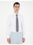 Erkek Beyaz Slim Fit Uzun Kollu Klasik Gömlek 50258976-VR013 1
