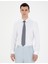 Erkek Beyaz Slim Fit Uzun Kollu Klasik Gömlek 50258976-VR013 3