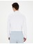 Erkek Beyaz Slim Fit Uzun Kollu Klasik Gömlek 50258976-VR013 5