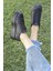 Tomiross-Carol Kadın Siyah Siyah Poli Taban Bağcıklı Spor Sneaker Ayakkabı CRL-2810 4