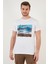 Baskılı Bisiklet Yaka % 100 Pamuklu Slim Fit T Shirt Erkek T Shirt 541YELKEN24 3