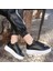 Tomiross-Carol Kadın Siyah Beyaz Poli Taban Bağcıklı Spor Sneaker Ayakkabı CRL-2810 2