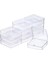 Boncuklar ve Daha Fazlası Için Menteşeli Kapaklı 12 Paket Şeffaf Plastik Boncuk Saklama Kapları Kutusu (3,70 x 3,70 x 1,18 Inç) (Yurt Dışından) 1