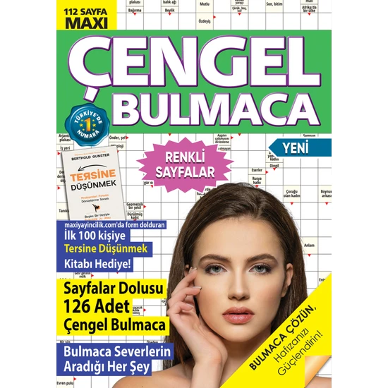 Maxi Çengel Bulmaca 1. Sayı - 2024