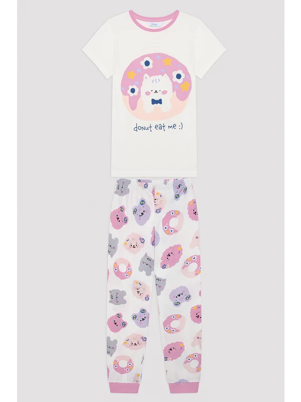 Penti Kız Çocuk Tasty Çok Renkli 2Li Pijama Takımı