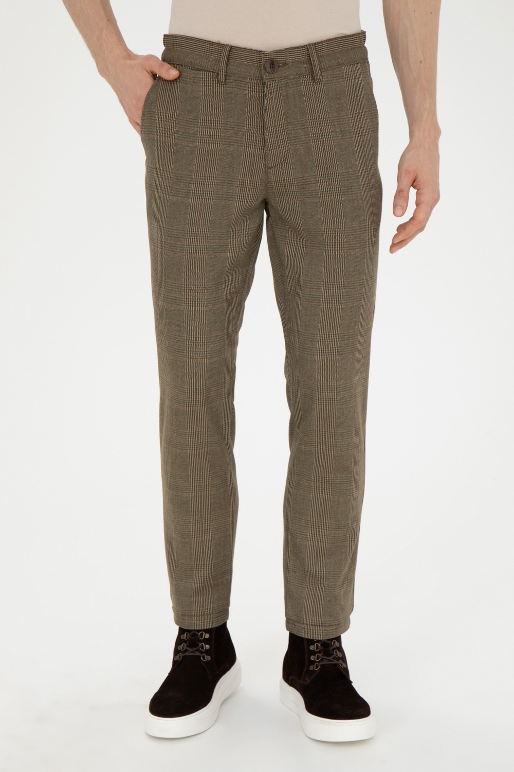 U.S. Polo Assn. Erkek Coconut Pantolon (Kanvas-Chino) 50272349-VR153 görsel 2