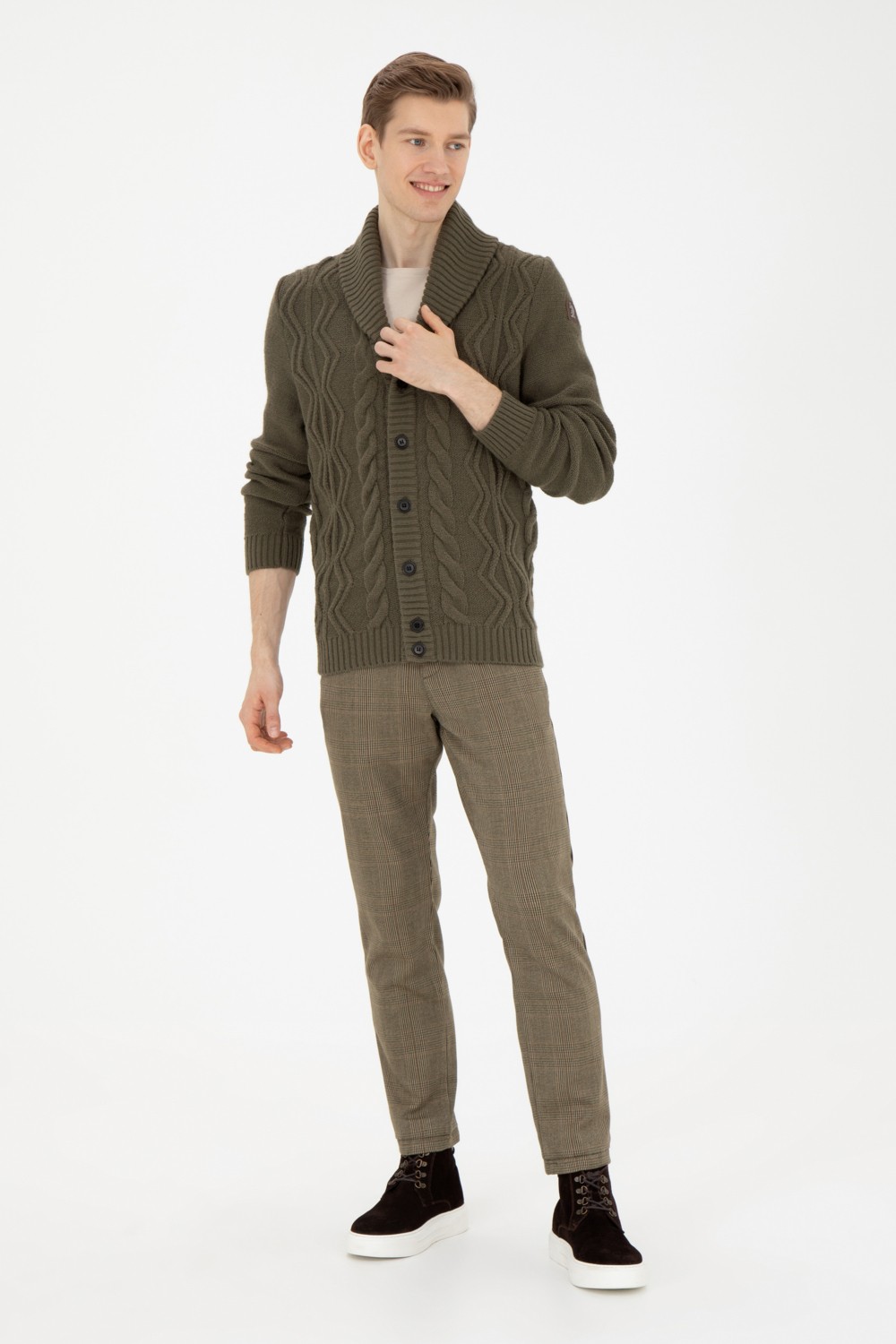 U.S. Polo Assn. Erkek Coconut Pantolon (Kanvas-Chino) 50272349-VR153 görsel 3
