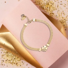 ÇGK KUYUMCULUK Yonca Altın Bileklik CGKBLK0071