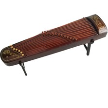 Decisive Mini Guzheng Retro Simülasyon Müzik Aleti 1:12 Minyatür Süsler Modeli Peyzaj El Sanatları (Yurt Dışından)