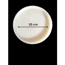 Stonechem Silikon Sehpa Saat Kalıbı Iç Çap 35 cm Iç Yükseklik 4 cm