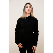 Shine Wear Iki Iplik Şardonlu Kapüşonlu Sweat