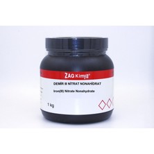 Zag Kimya Demir Iıı Nitrat Nonahidrat %98 (Teknik Kalite) - 1 kg