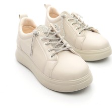 Potin Online Divamod 1308 Kadın Taşlı Sneaker Ayakkabı