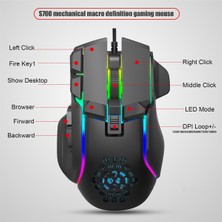 Decisive Bilgisayar Pc Oyun Fareleri USB Fare, 13 Rgb Arkadan Aydınlatmalı Işık, 12800 Dpı, Dizüstü Bilgisayar Için Ergonomik Tak Çalıştır Oyun Faresi (Yurt Dışından)