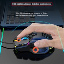 Decisive Bilgisayar Pc Oyun Fareleri USB Fare, 13 Rgb Arkadan Aydınlatmalı Işık, 12800 Dpı, Dizüstü Bilgisayar Için Ergonomik Tak Çalıştır Oyun Faresi (Yurt Dışından)