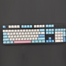 Decisive 141 Tuşları Süt Kapak Keycaps Kiraz Profili Pbt Klavye Tuş Boya Alt Klavye Tuşları Kiraz Mx Anahtarı Mekanik Klavye (Yurt Dışından)