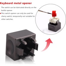 Decisive Metal Anahtar Açıcı Yağlama Kiti Mekanik Klavye Klavye Tuşları Alüminyum Alaşımlı Açıcı Anında Kiraz Mx Anahtarları Için (Yurt Dışından)