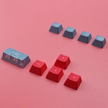 Decisive Mx Anahtarları Için %60 Pbt Keycaps Set Profili Mekanik Oyun Klavyesi GK61 64 (Mercan Denizi Japonca) (Yurt Dışından)