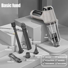 Decisive In 1 Araba Kablosuz Elektrikli Süpürge Üflenebilir Ev Aletleri Vakum Ev Araba Çift Kullanımlı Mini Elektrikli Süpürge Gri Beyaz (Yurt Dışından)