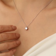 Nox Jewelry 925 Ayar 5 M Tektaş Kolye
