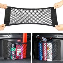 Cdwishbest 50X25 cm Araba Bagaj Saklama Çantası Naylon Örgü Ağları Oto Arka Bagaj Organizatör Elastik Dize Bagaj Net Tutucu Cep Araç Malzemeleri (Yurt Dışından)