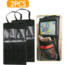 Cdwishbest 2 Adet B Tipi Su Geçirmez Araba Arka Koltuk Organizatör Saklama Çantası Dokunmatik Ekran Tablet Tutucu ile Evrensel Oto Araba Arka Koltuk Organizatör Koruyucu (Yurt Dışından)