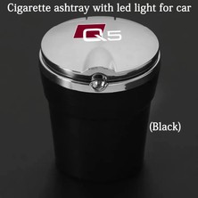 Cdwishbest Q5 Araba Küllük Mavi LED Işık Metal Astar Araba Logosu Audi A3 A4 A5 A6 A7 A8 Q3 Q5 Q7 Q8 Aksesuar Için Styling (Yurt Dışından)