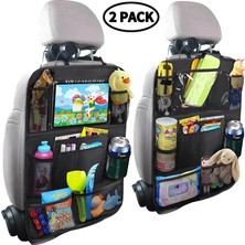Cdwishbest 2 Adet 1 Adet Araba Arka Koltuk Organizatör Çocuklar Araba Arka Koltuk Kılıfı Koruyucu Dokunmatik Ekranlı Tablet Tutucu Oyuncaklar Için Cepli Kick Paspaslar (Yurt Dışından)