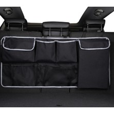 Cdwishbest D Mavi Araba Arka Koltuk Organizatör Oto Koltuğu Arka Saklama Çantası Otomobil Gövde Kargo Örgü Süsler Çeşitli Eşyalar Gadget Iç Aksesuarlar (Yurt Dışından)