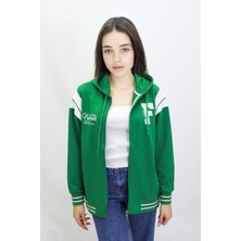 Canix Kids Kız Erkek Çocuk Unisex Kapüşonlu Kolej Ceket