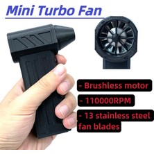 Archive Mini Turbo Jet Fan 110000RPM Kanal Fanı - Siyah (Yurt Dışından)