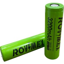 Rovimex 18650 Şarj Edilebilir Pil (3200 Mah-3c)-2 Adet