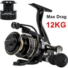 Tlg Shop Ac Makara Stili 5000 Serisi 2021 Yeni G Makaralar 12KG Max Sürükle Carrete De Pesca 5.2:1 Metal Paslanmaz Çelik Balıkçılık Reel Balıkçılık Için Tuzlu Su Makarası (Yurt Dışından)