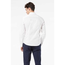 Dockers Refined Poplin Beyaz Gömlek