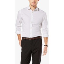 Dockers Refined Poplin Beyaz Gömlek