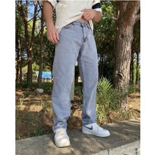 Kaizer Denim Buz Mavi Baggy Pantolon