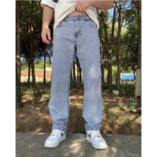 Kaizer Denim Buz Mavi Baggy Pantolon