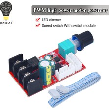 Avatarskyti Dc 10V-50V 15A Dc Pwm Motor Hız Kontrol Modülü LED Dimmerler Kurulu Yüksek LED Dimmer Modülü Hız Anahtarı (Yurt Dışından)