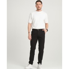 İnpool Erkek, Pamuklu, Esnek, Büyük Beden, Old Money Culture, Chino-Kanvas, Pantolon 24INP275