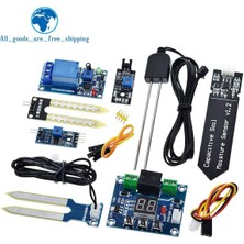Avatarskyti Tzt Kapasitif Toprak Nem Sensörü Modülü/toprak Nemi Dijital Ekran Röle Kontrol Modülü Arduino Için Otomatik Sulama (Yurt Dışından)