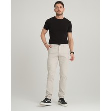 İnpool Erkek, Pamuklu, Esnek, Büyük Beden, Old Money Culture, Chino-Kanvas, Pantolon 24INP275