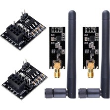 Avatarskyti Adet NRF24L01+PA+LNA Rf Alıcı-Verici Modülü Sma Anteni ile 2.4 Ghz 1100 M + NRF24L01 Arduino Için Kablosuz Modül (Yurt Dışından)